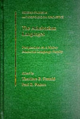 The Athabaskan Languages: Perspectives on a Native American Language Family by T