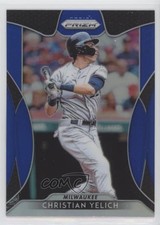 2019 Panini Prizm Tier II Blue Prizm Christian Yelich #116 03rx