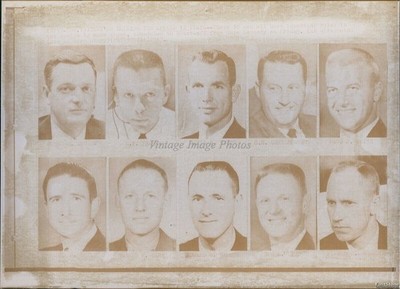 Vintage Mp Franks David R Scott Ce Charlesworth Paul Weitz Nasa Wirephoto 8x10