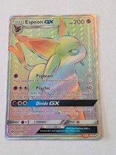 Espeon GX (Secret) Secret Rare Holo SM Base Set 152/149 NM