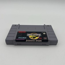 Jurassic Park SNES (Super Nintendo) Authetnic Tested Working