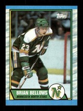  Brian Bellows 23 North Stars Hockey Topps Sports Trading Card TC