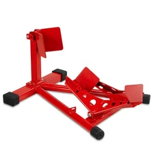 Motorcycle Front Wheel Chock Lift Stand For Sport Street Road Bike Steel NEW