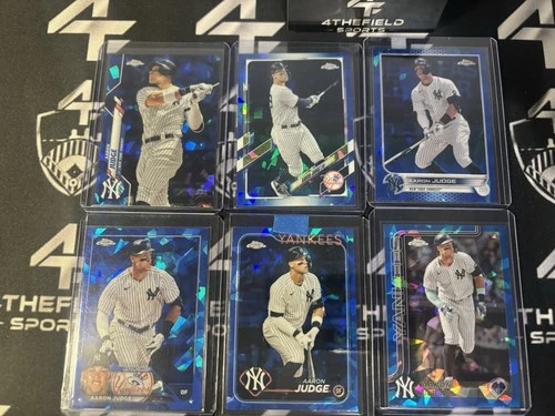 AARON JUDGE Topps Blue Sapphire 2020-2025 Lot of 6 Card NY Yankees