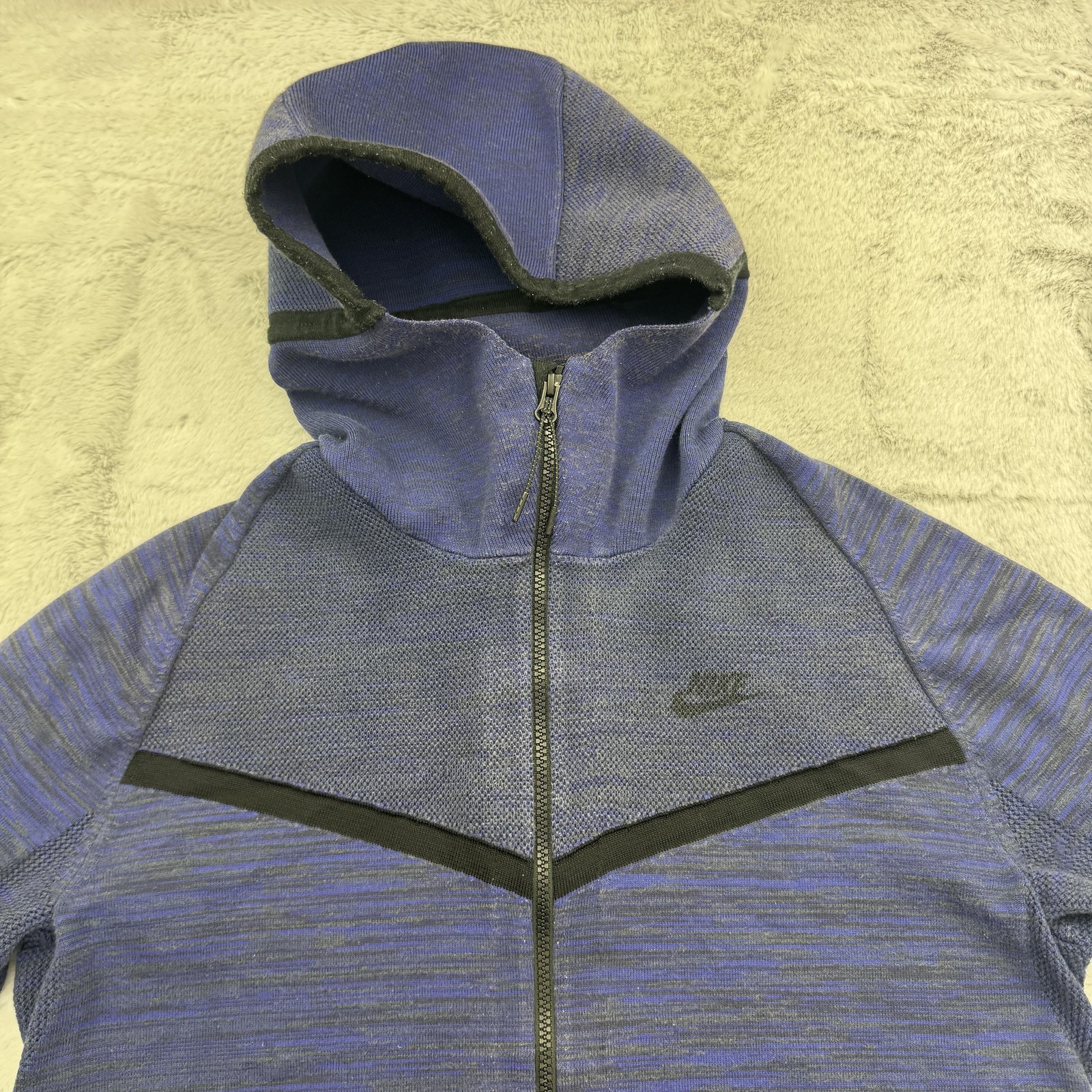Nike Tech Knit Windrunner Jacket Mens Medium Blue… - image 2