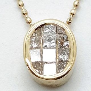 Collar Joyería Diamante Natural Oro 0.3ct 4499681