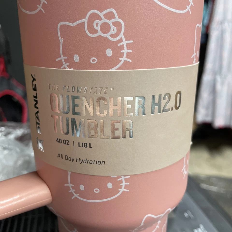 Vaso Stanley Quencher H2.0 Flowstate 40oz, rosa edición limitada Foto 2 de 4