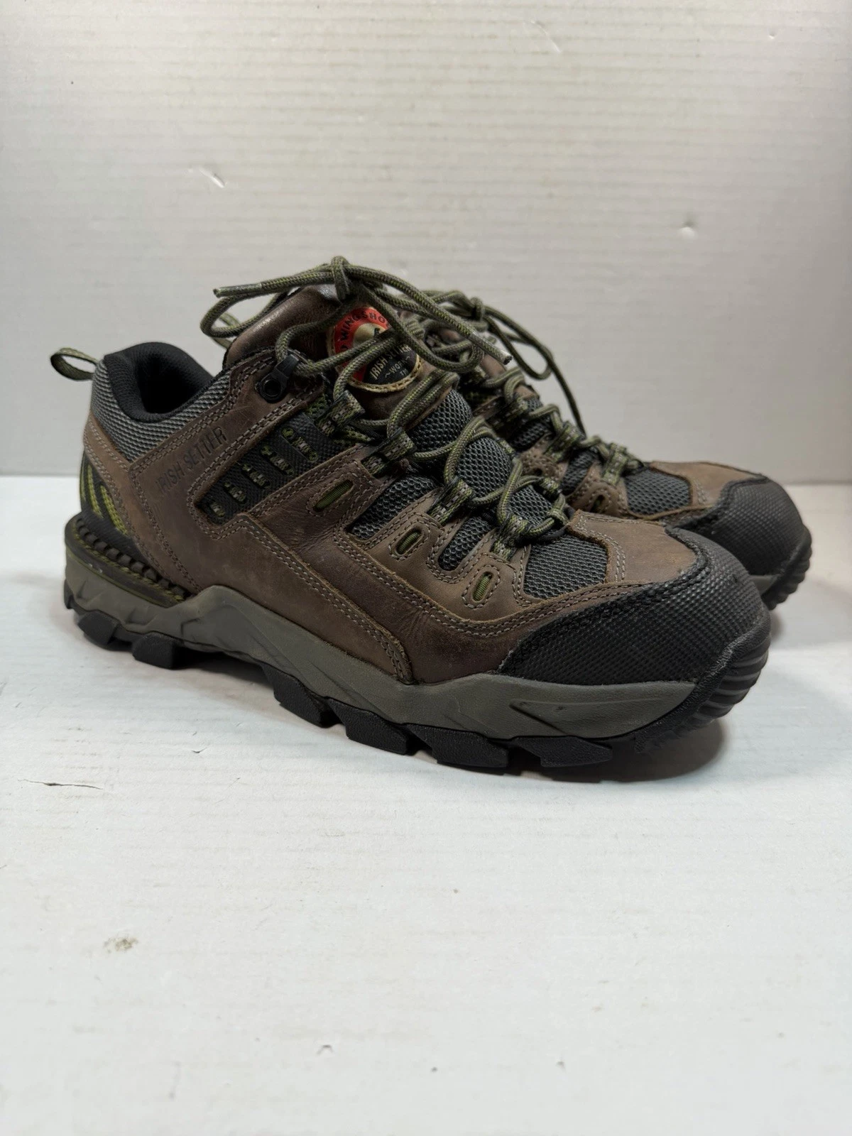 Ted Wing Irish Setter Men's Boots Brown Size 9.5 Leather Lace Up Waterproof Work