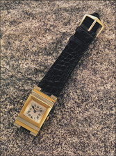 1989 Vintage Print ROLEX Mens Gold Watch Hinged Case Timepiece Art Plate 1930