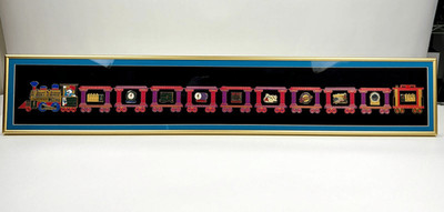 1996 Limited Edition All Aboard To Atlanta Commemorative Trading Train Pin Set