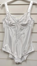 Ladies White Polyamide With Lace Underwired Bodysuit Underwear 38C 36DD 40C