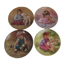 The Magic of Childhood Hamilton Collector Plates Set of 8 by Abby Williams