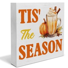 Fall Wall Decor - Autumn Decorations Farmhouse Fall Wooden Sign Home Shelf De...