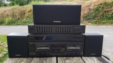 Vintage Technics Stack: RS-TR311 Dual Cassette Deck  ST-K50 Tuner  SH-8017 EQ