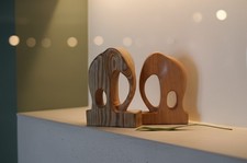  Elefante in Legno di Noce e Pino. Complemento d'arredo. Decorazione casa.