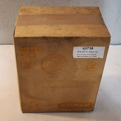 Xeikon FA-Developer Sap 63738 4 Pak Yellow Developer Genuine No Box Weighs Full