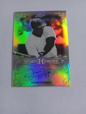 2017 LEAF SPORTS HEROES AUTO: FRANK THOMAS AUT0