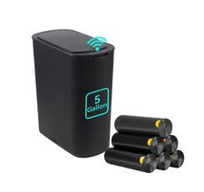 5 Gallon Motion Sensor Bathroom Trash Can Automatic Garbage Cans with Lid Touch