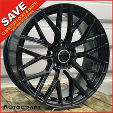 18" R8 GB Style ALLOY WHEELS X4  - TYRES : AUDI A3 A4 A6 TT PCD: 5X112