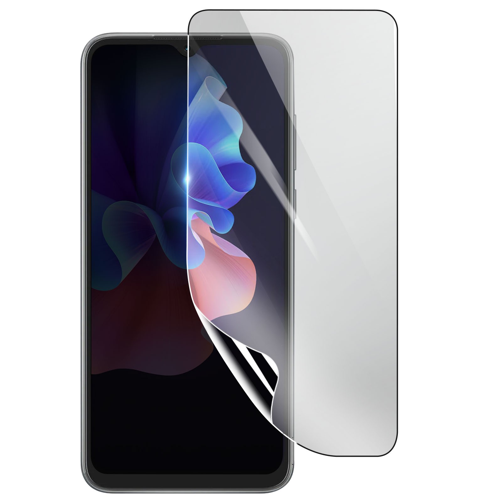 Film hydrogel antichoc transparent 3mk de 0.15mm pour écran Blackview A55 Pro