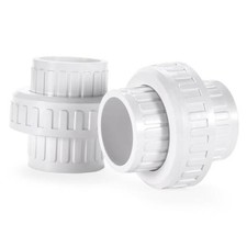 2" PVC Union Coupling Pipe Fitting,2" PVC Slip Union Schedule 40, PVC 2Inch