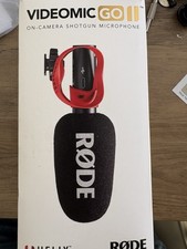 R DE VideoMic GO II Helix  Ultra-Compact On-Camera Shotgun Microphone