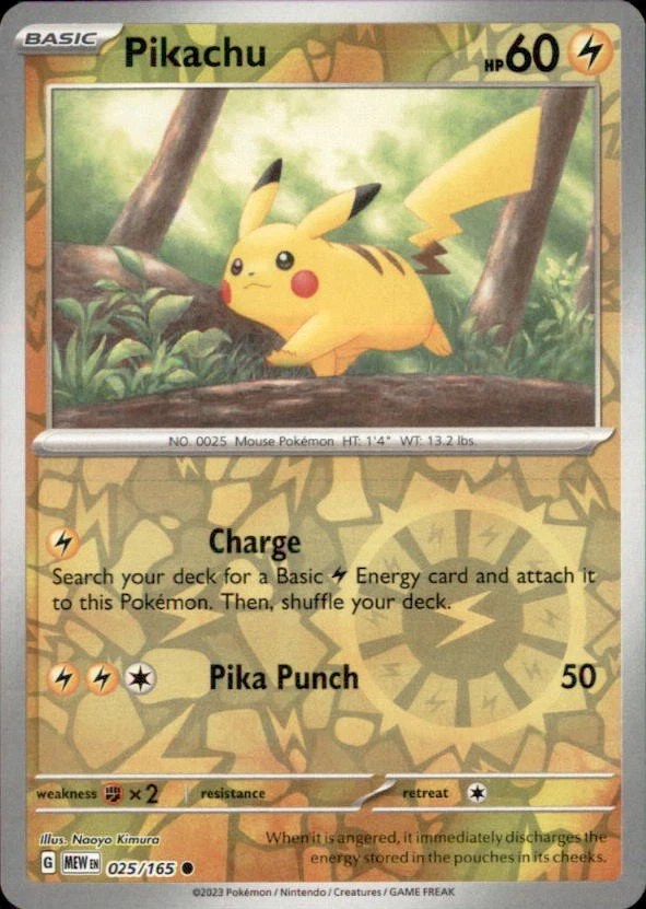 Pikachu - 151 #25 Price & Value ($0.31) | PokeScope