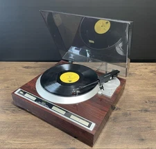 DENON DP-37F Direct Drive Fully Automatic Record Player Wood from Japan Used