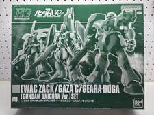 HGUC Mobile Suit Gundam Unicorn Isaac Mau Gaza-C Geara Doga Set Bandai Model kit