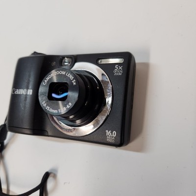 Canon PowerShot A1400 16.0 MP Digital Camera - Black for sale