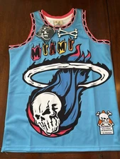 Lebron Wade Miami Heat Reapers Of South Beach Brand X Basketball Jersey Small