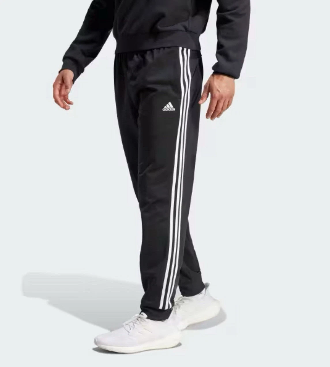 NWT adidas Men’s Small Essentials Warm Up Tapered 3 Stripes Track Jogger Pants S