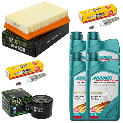 Set Öl Service 4L Luftfilter Ölfilter Zündkerzen für BMW R 1200 LC R RT RS 13-18