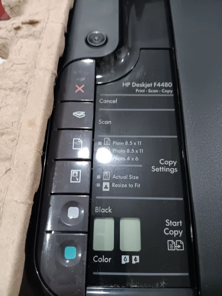 HP Deskjet F4480 All-In-One Color Inkjet Printer Copier Scanner - Image 3 of 4