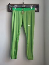 Nike Pro Elite Track Women's Size L Lights Made In USA Green Yellow DV4959-329