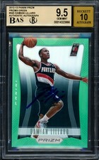 Damian Lillard Signed 2012-13 Panini Prizm Green RC 245 BGS 9.5 Sig 10 Beckett