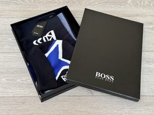 HUGO BOSS x JUSTIN TEODORO Knitted Scarf and Beanie Hat Cotton Cashmere BNIB