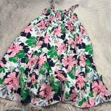 Tommy Hilfiger Women's 14 Isla Floral Sleeveless Midi Dress Resort Preppy Spring