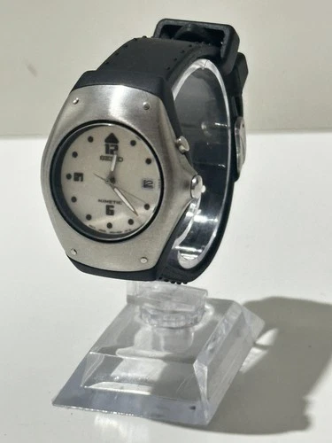 Vintage SEIKO Kinetic Ladies Automatic Watch 3M22-0D49 Date - working