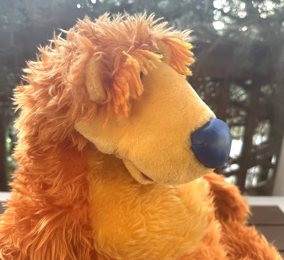 1999 Disney Nanco 18" Bear In The Big Blue House Plush Stuffed Animal Nose Blue - Image 3 of 4