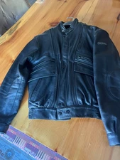 Hein Gericke Echt Leder Leather Motorcycle Jacket  Size 40 No Liner
