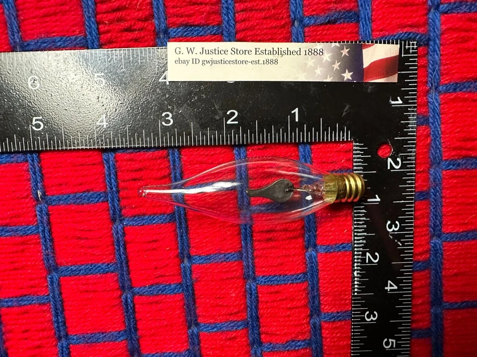 BOXof9 FLICKER FLAME LIGHT BULB E12 candelabra base flickering 3W candle neon C7 - Image 3 of 4