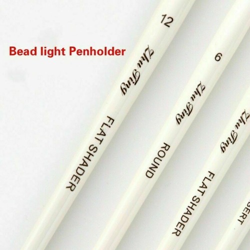 10PCS Watercolor Brush Set Gouache Paint Pens Acrylic Painting Nylon Wool - Picture 10 of 15
