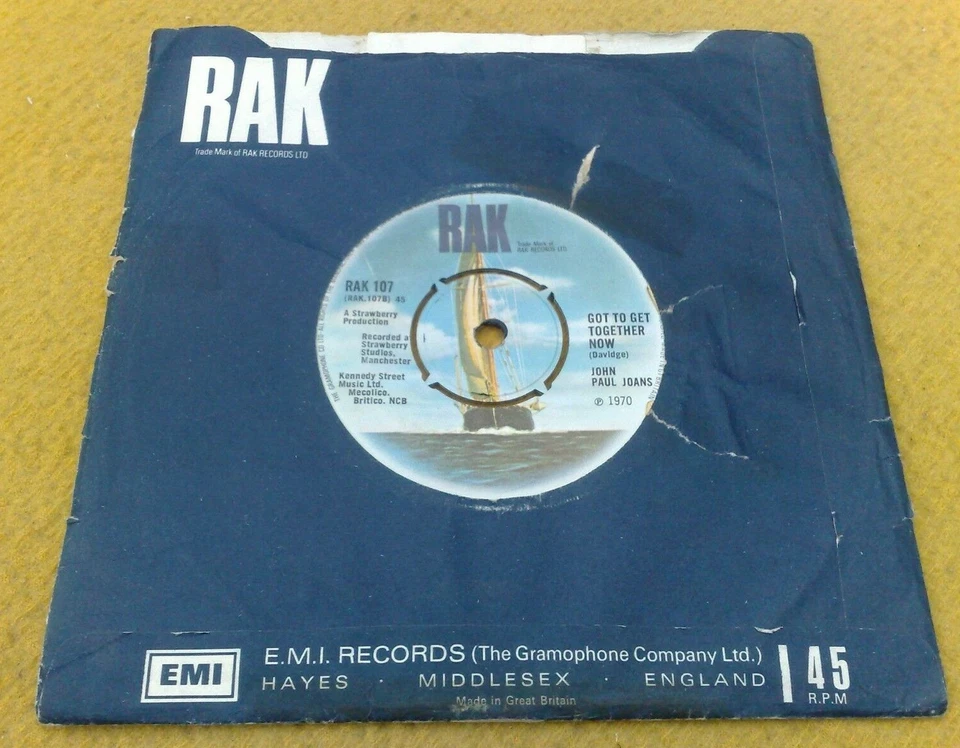 JOHN PAUL JOANS " THE MAN FROM NAZARETH " SUPERB RARE PROTO 10CC ORIG UK 7" - Image 4 of 4