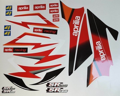 Aprilia SR50 Street Di Tech Poggiali EDITION gold DEKOR DECAL KIT Aprilia SR50 Street Di Tech Poggiali EDITION gold DEKOR DECAL KIT