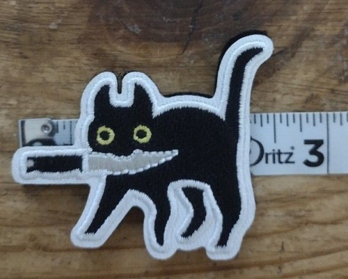 Iron on or Sew On Patches Cats, Goose, Barbie, Fire I'm Fine, Evil Eye - Picture 54 of 69