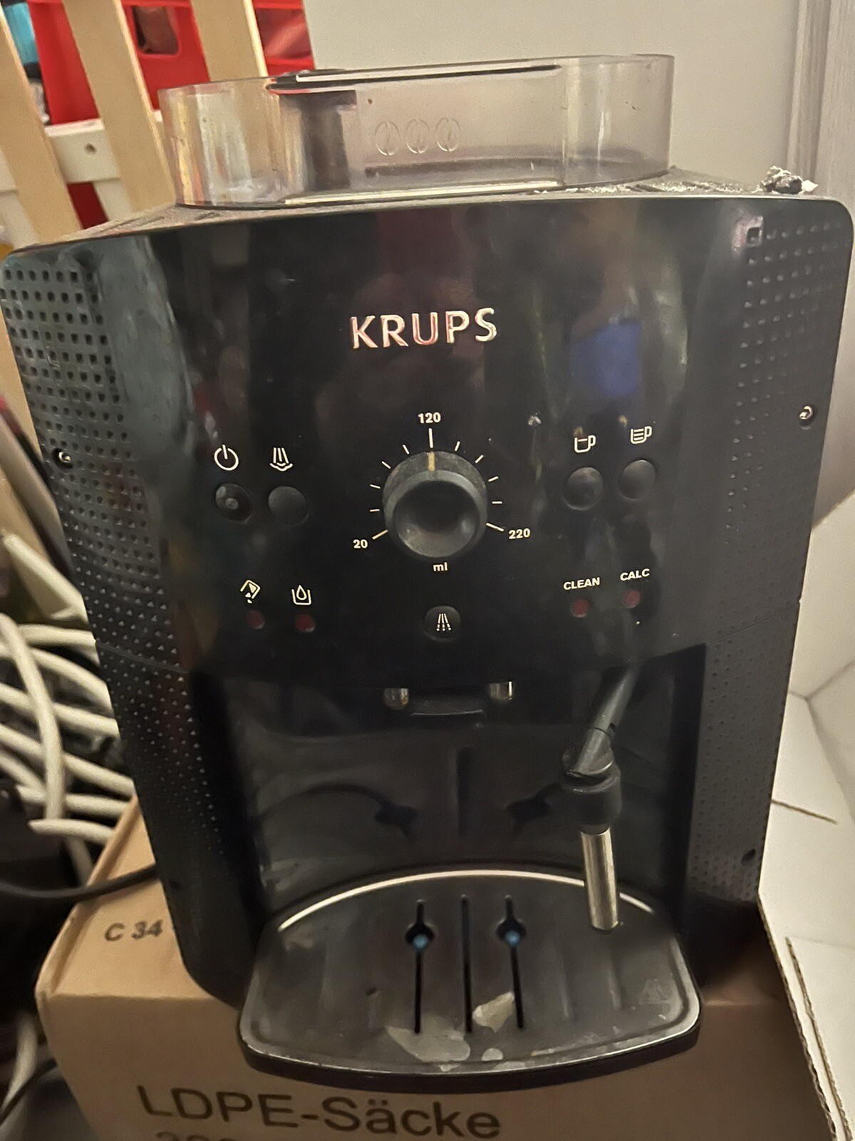KRUPS EA81R8 2 Tassen Kaffeemaschine Schwarz 3016661156014 eBay