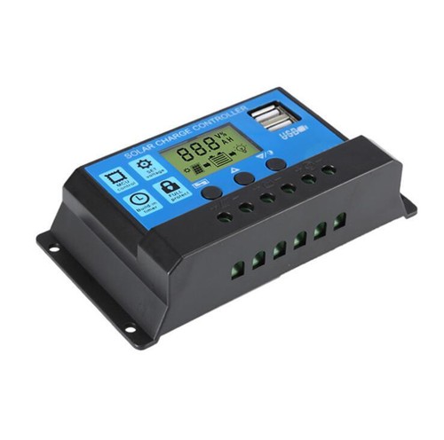 10-100A LCD Solar Panel Battery Regulator Charge Controller 12/24V Dual USB Tool - Picture 14 of 16