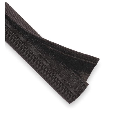 TECHFLEX DWN1.50BK25 Sleeving,1.500 In.,25 ft.,Black 2RMJ6