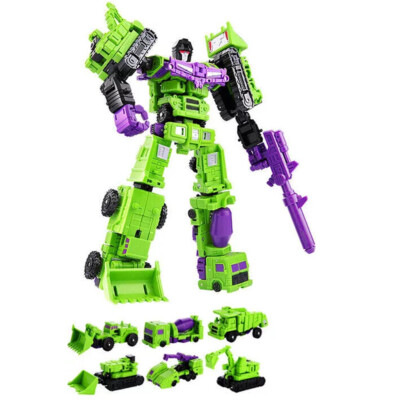 Devastator Engineering Truck Robot 6 In 1 Combiner Action Figure Spielzeug